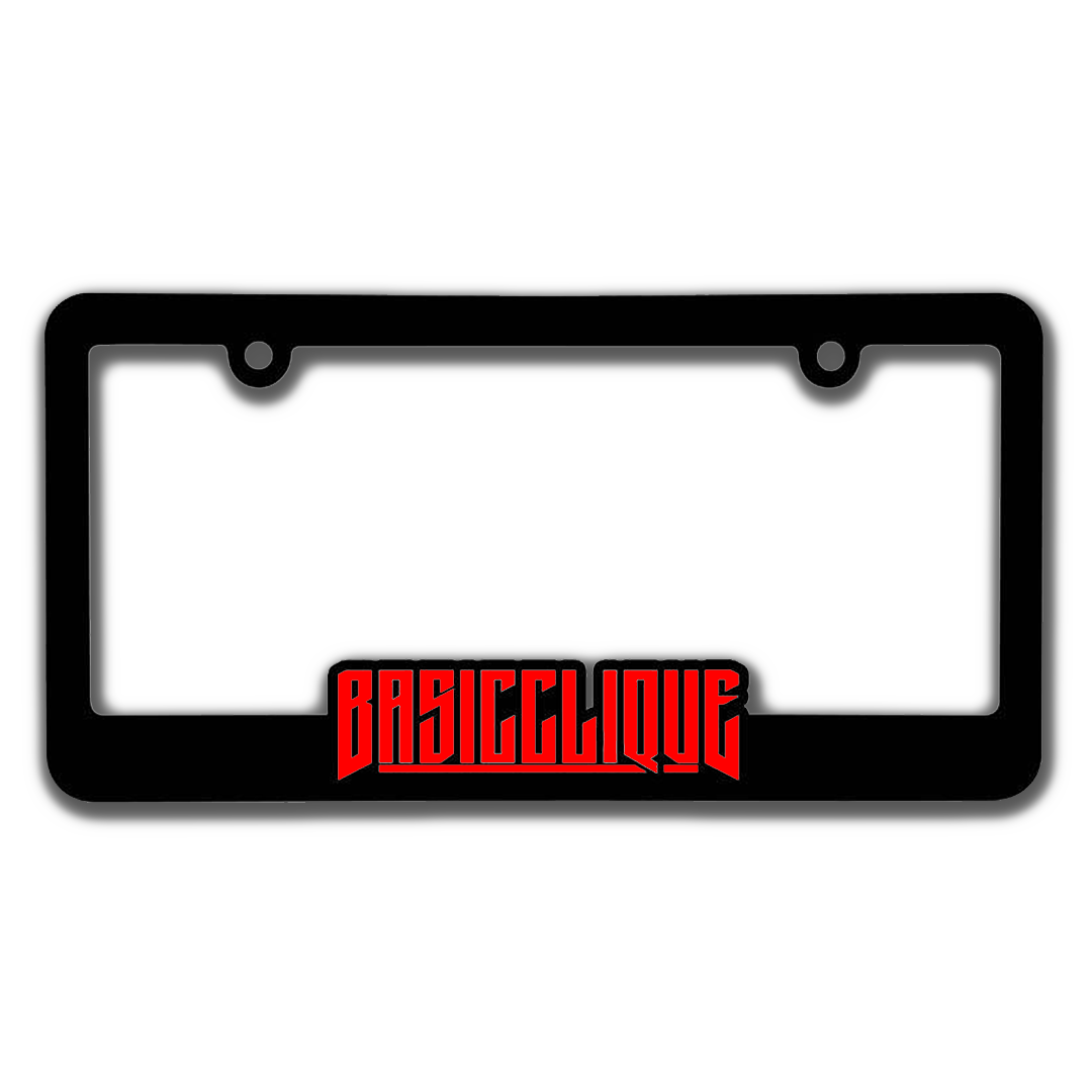 HotBoi License Plate Frame (Red) BasicClique